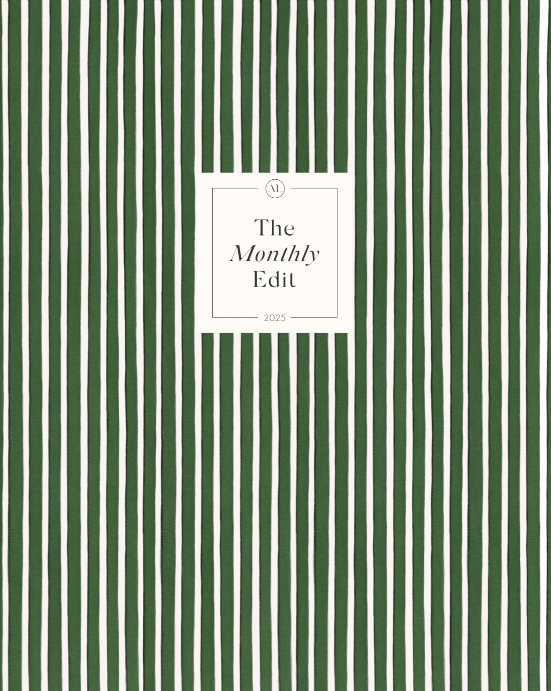 The Monthly Edit - 2025 Planner