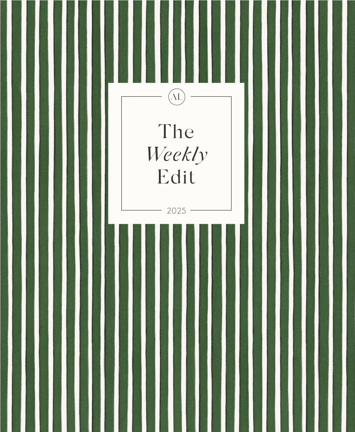 The Weekly Edit - 2025 Planner